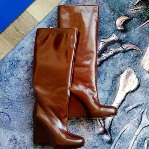 *CLEARANCE* Brand New Chocolate Brown Over-the-knee Boots | Made in Italy